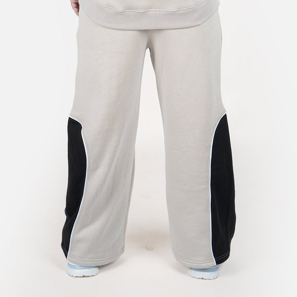 Unisex Silver Gray Baggy Style Trouser