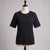 Black Plain Lycra Cotton Tshirt