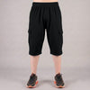 Black 3 Quarter Shorts