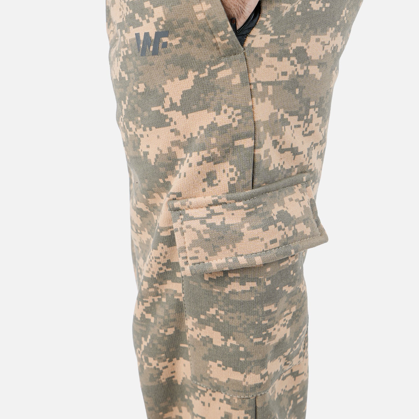 Camo Fleece Cargo Trousers