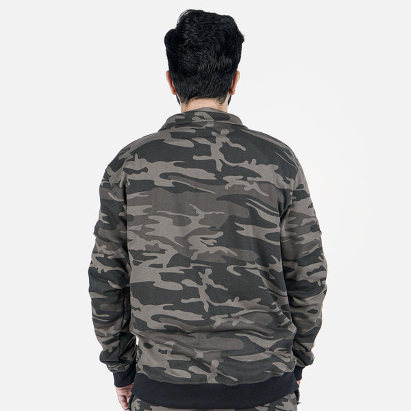 Unisex Camo Full Zipper