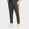 Black Quick Dry Bottoms with Mustard Mesh Panel Trouser