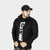 Unisex Plain Black Full Zipper