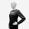 Wear To Fit Black Quick Dry Full Sleeves T-Shirt