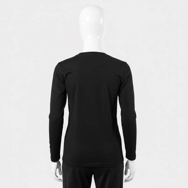Plain Black Henley
