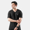 Plain Black V-Neck Relaxed Fit Tshirt