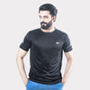 Black Quick Dry T-Shirt with Arm Reflectors