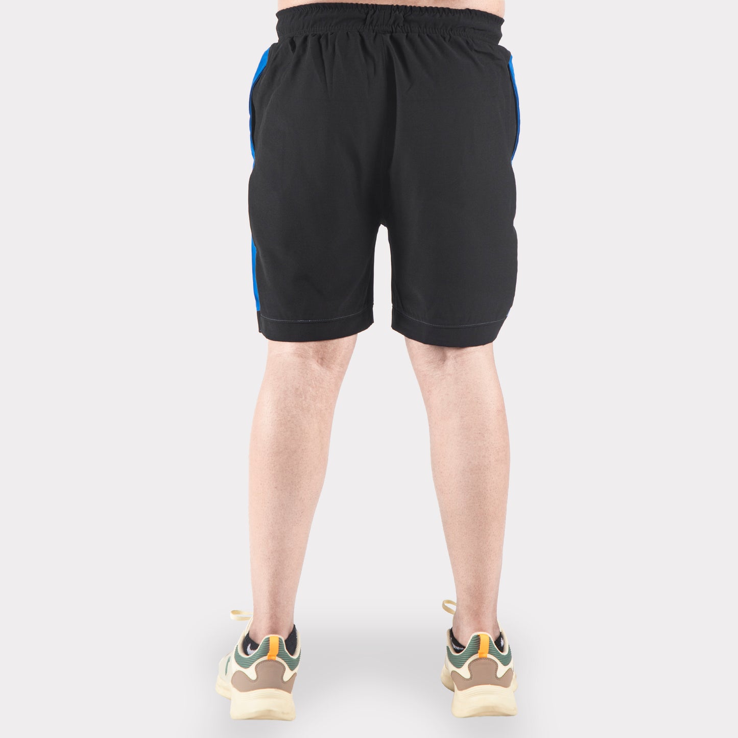 Blue/Black Micro Interlock Training Shorts