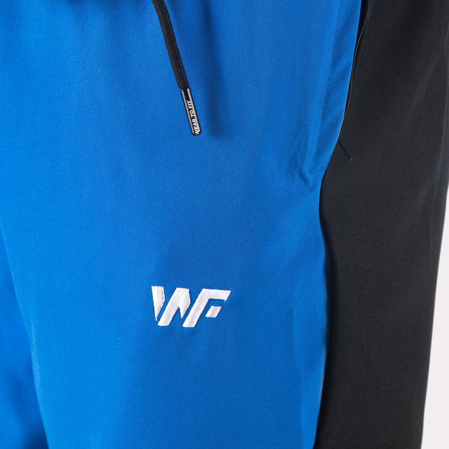 Blue/Black Micro Interlock Training Shorts