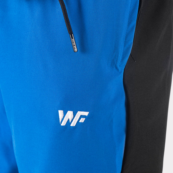 Blue/Black Micro Interlock Training Shorts