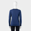 Plain Navy Blue Henley