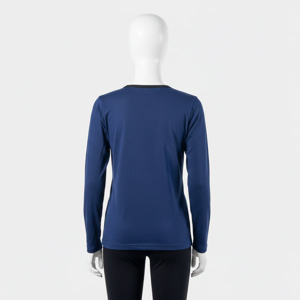 Plain Navy Blue Henley
