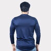 Blue Quick Dry Full Sleeves T-Shirt