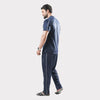 Navy Hawk Series With Double Piping Tracksuit