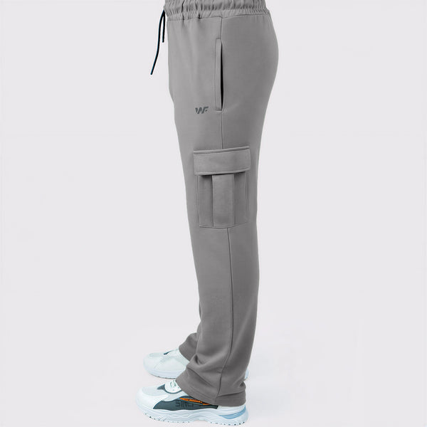 Pure cotton Grey Cargo Trouser