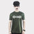 Wear To Fit Dumbbell Dark Green Quick Dry T-Shirt