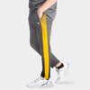 Gray Quick Dry Bottoms with mustard Mesh Panel
