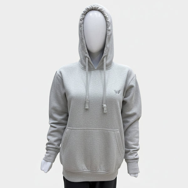 Unisex Round Neck Grey Hoodie