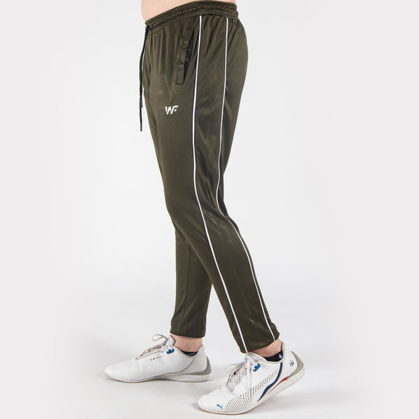 Olive Hawk Series Bottoms With Double Piping