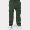 Pure Cotton Green Cargo Trouser