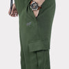 Pure Cotton Green Cargo Trouser