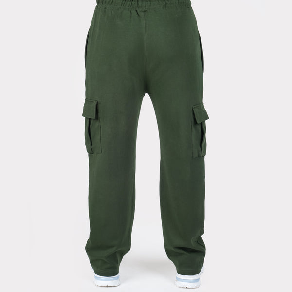 Pure Cotton Green Cargo Trouser