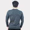 Plain charcoal Henley