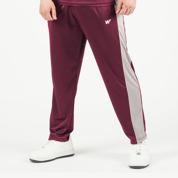 Maroon with Silver Panel Bottoms