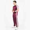 Maroon and Silver Tracksuit