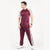 Maroon and Silver Tracksuit