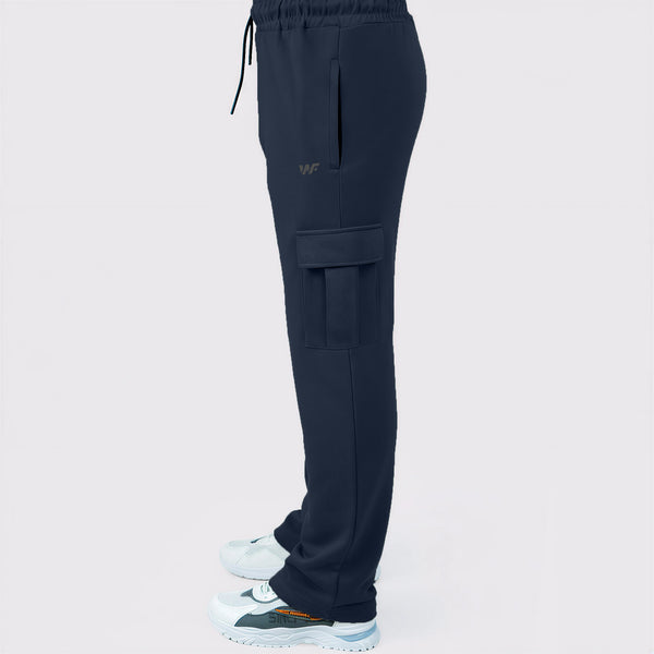 Pure cotton Navy Blue Cargro Trouser