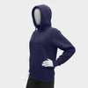 Unisex Round Neck Navy Blue Hoodie