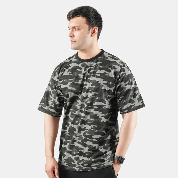 Black Camo Oversized T shirt