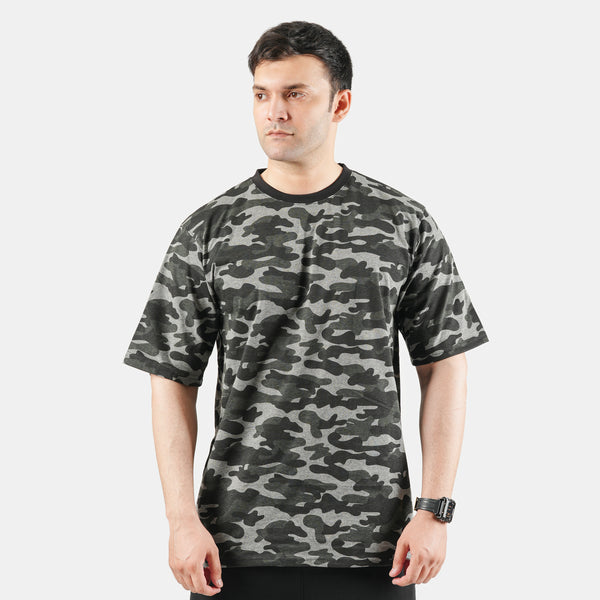 Black Camo Oversized T shirt