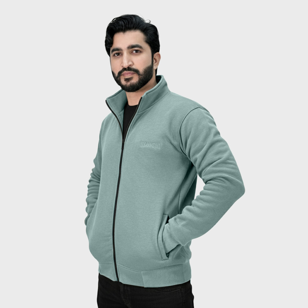 Unisex Zinc Full Zipper