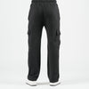 Winter Black Wide Leg Cargo Trouser