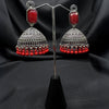 Red Stone traditional Jhumkas