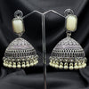 Beige Stone Traditional jhumkas