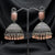 Peach Pink Stone Traditonal Jhumkas