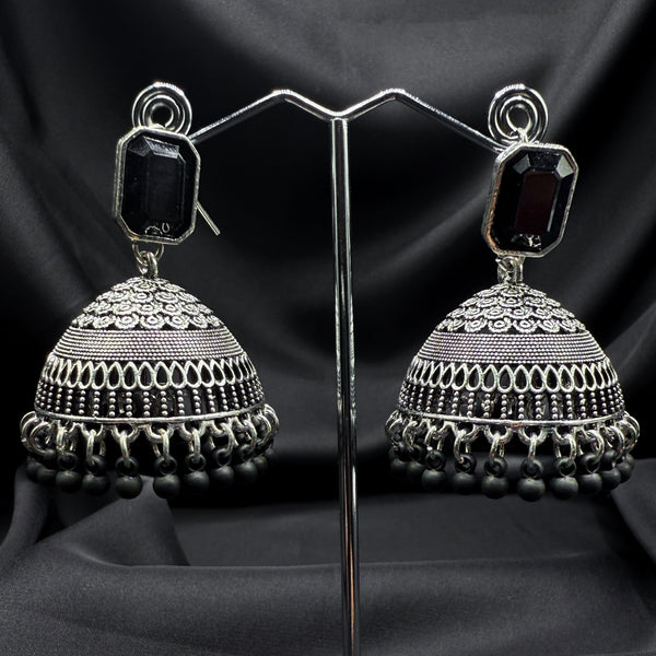 Black Stone traditional Jhumkas