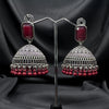 Maroon Stone Traditional Jhumkas
