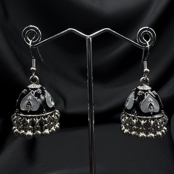 Oxidized Black Bell Jhumki