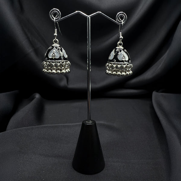 Oxidized Black Bell Jhumki