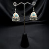oxidized Coral Sky Bell Jhumki