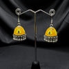 Oxidized Yellow Bell jhumki