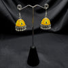 Oxidized Yellow Bell jhumki