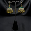 Green Enamal Jhumka