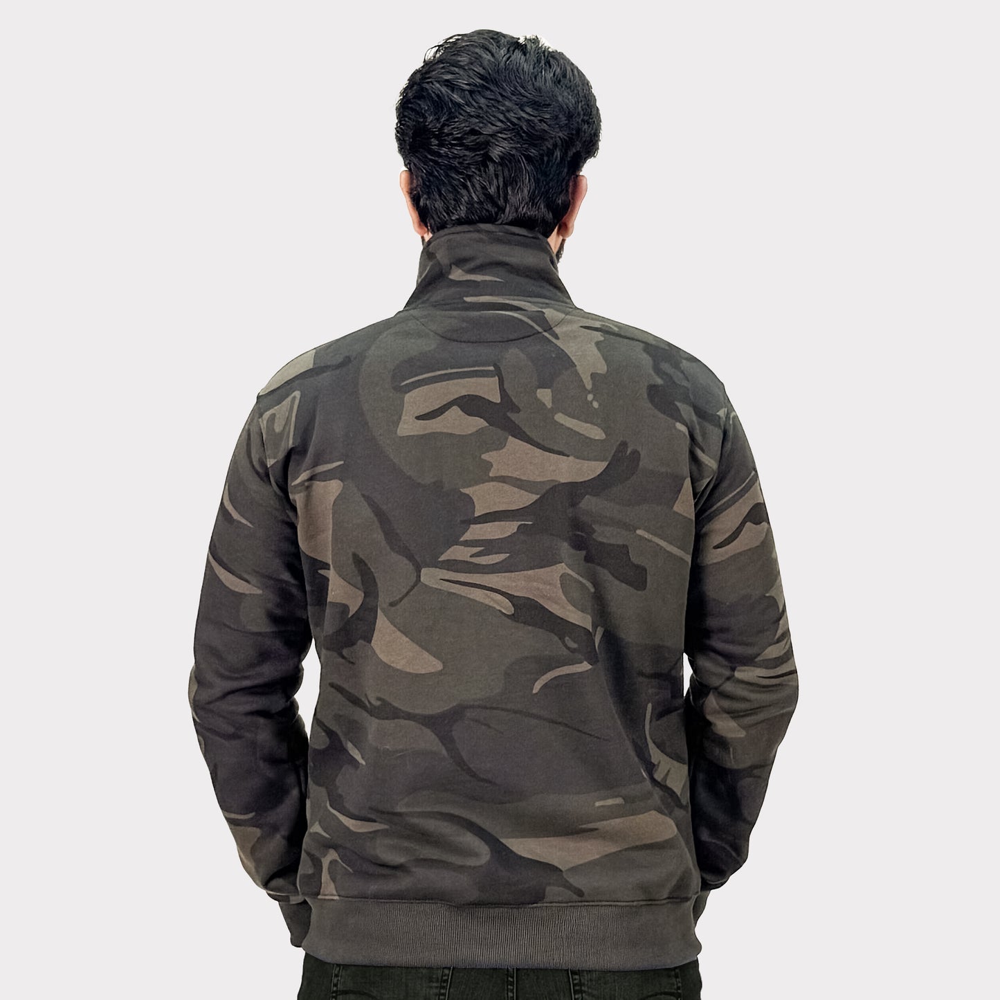 Unisex Camo Full Zipper