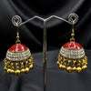 Red Enamal Jhumka