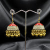 Red Enamal Jhumka